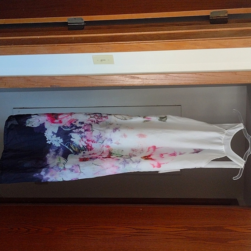 Halter style floral dress